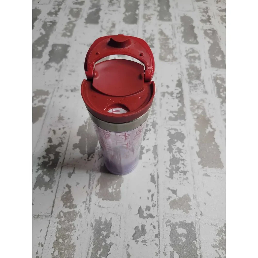 3083 Starbucks 2012 Red Trees‎ Holiday Travel Tumbler 12oz